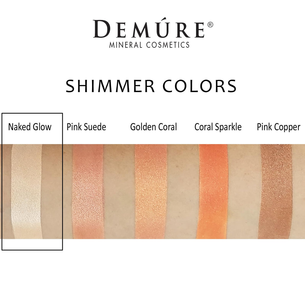 Demure Mineral Eye Shadow – Naked Glow Glitter Palette (33 Shimmer Shades)