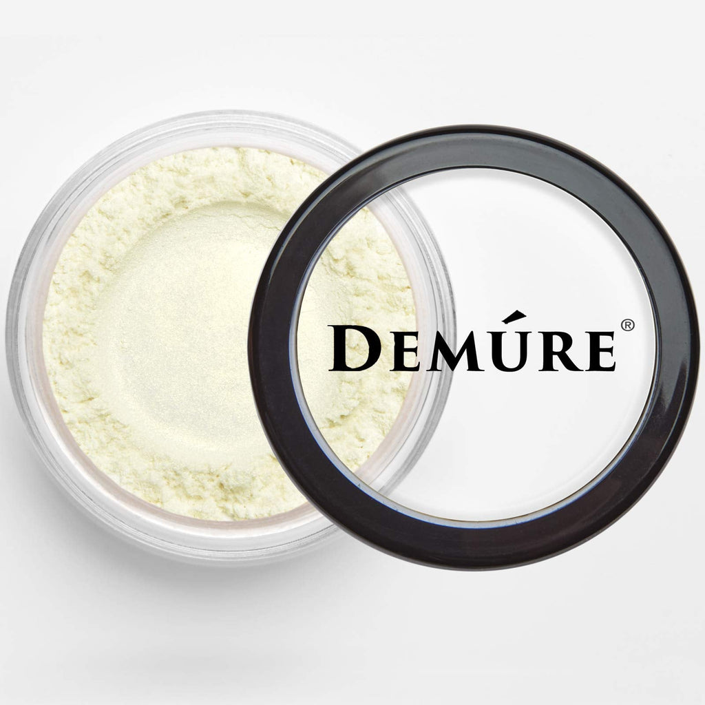 DEMÚRE Demure Mineral Glitter Eye Shadow – Gold Sparkle Shimmer (Loose Powder)