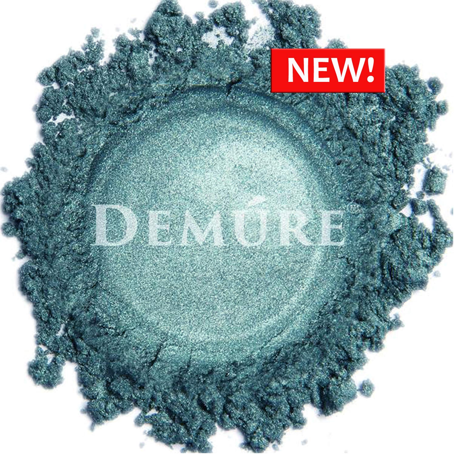 DEMÚRE Demure Mineral Makeup Mermaid Glitter Eyeshadow – Organic Loose Powder, All-Natural Shimmer