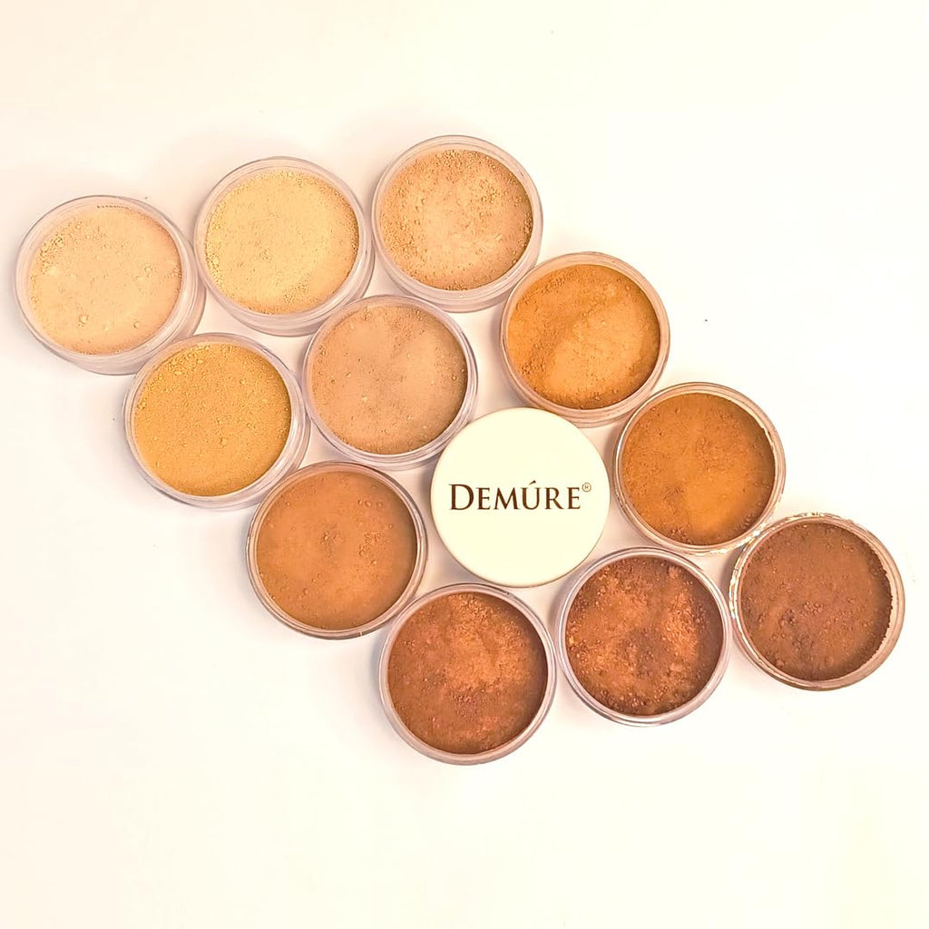 DEMÚRE Demure Mineral Blush – Pink Fusion Loose Powder, Cruelty-Free, Professional Quality