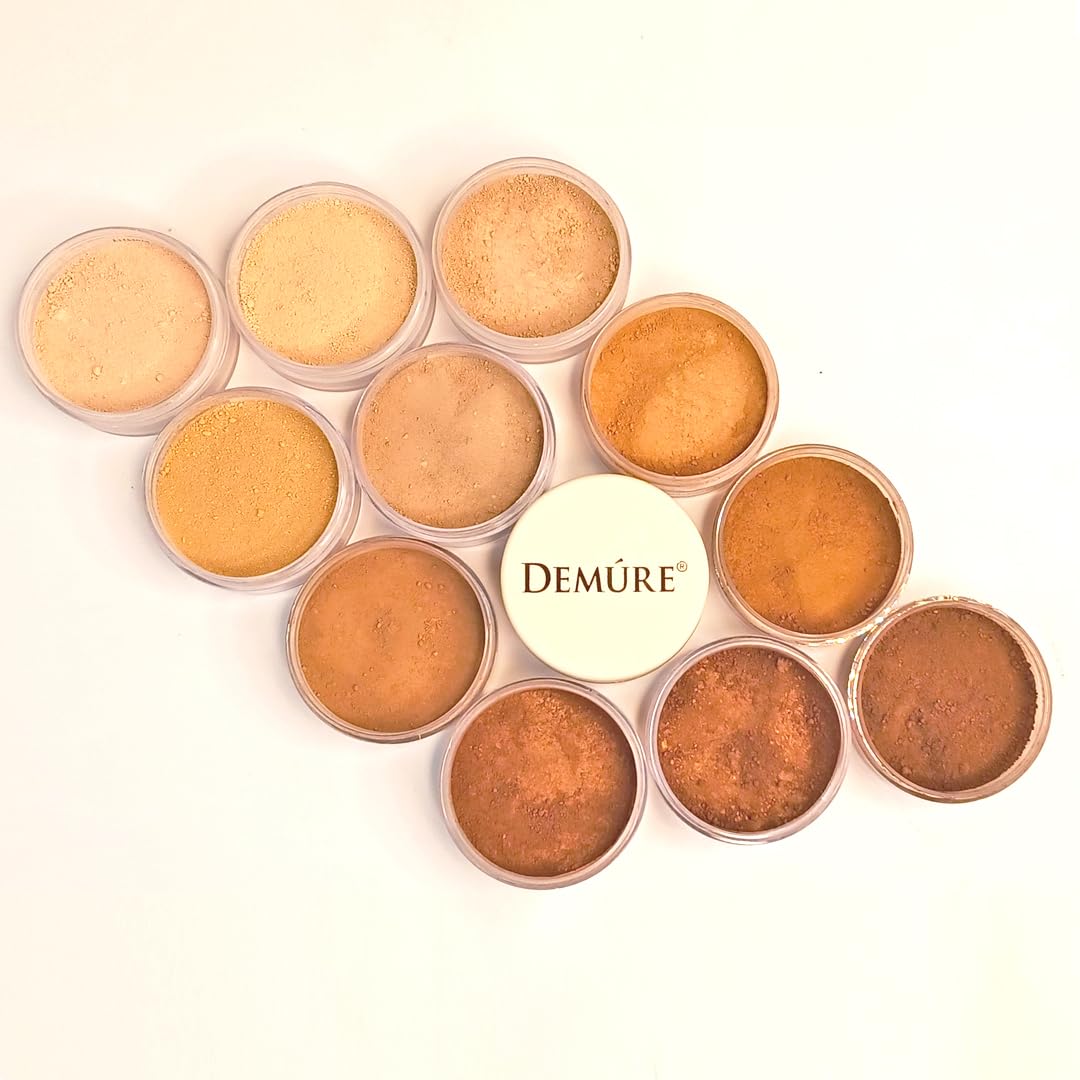 DEMÚRE Demure Mineral Blush – Pink Fusion Loose Powder, Cruelty-Free, Professional Quality