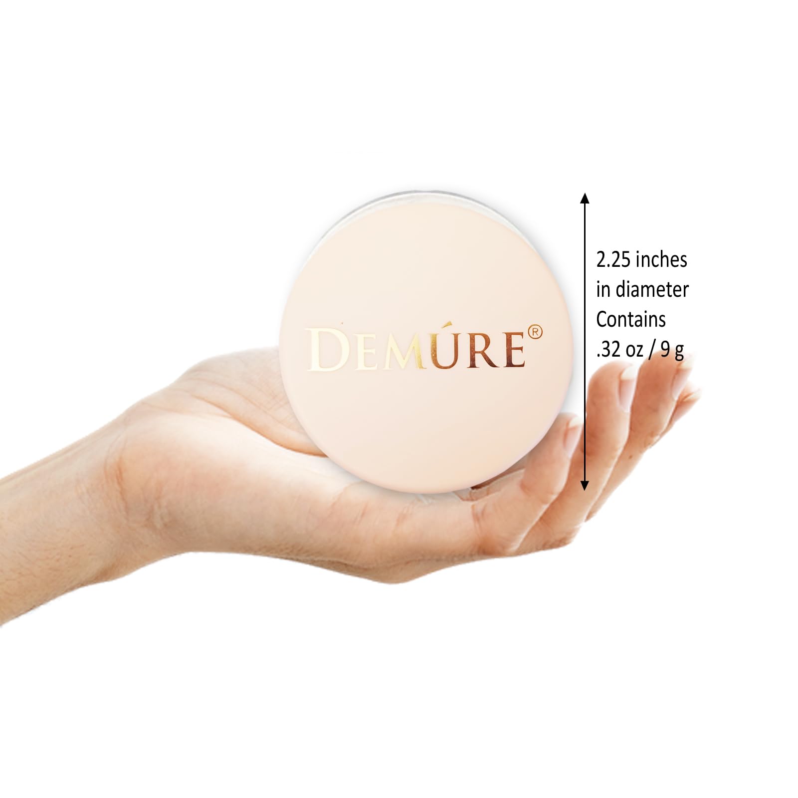 DEMÚRE Demure Mineral Blush – Pink Fusion Loose Powder, Cruelty-Free, Professional Quality