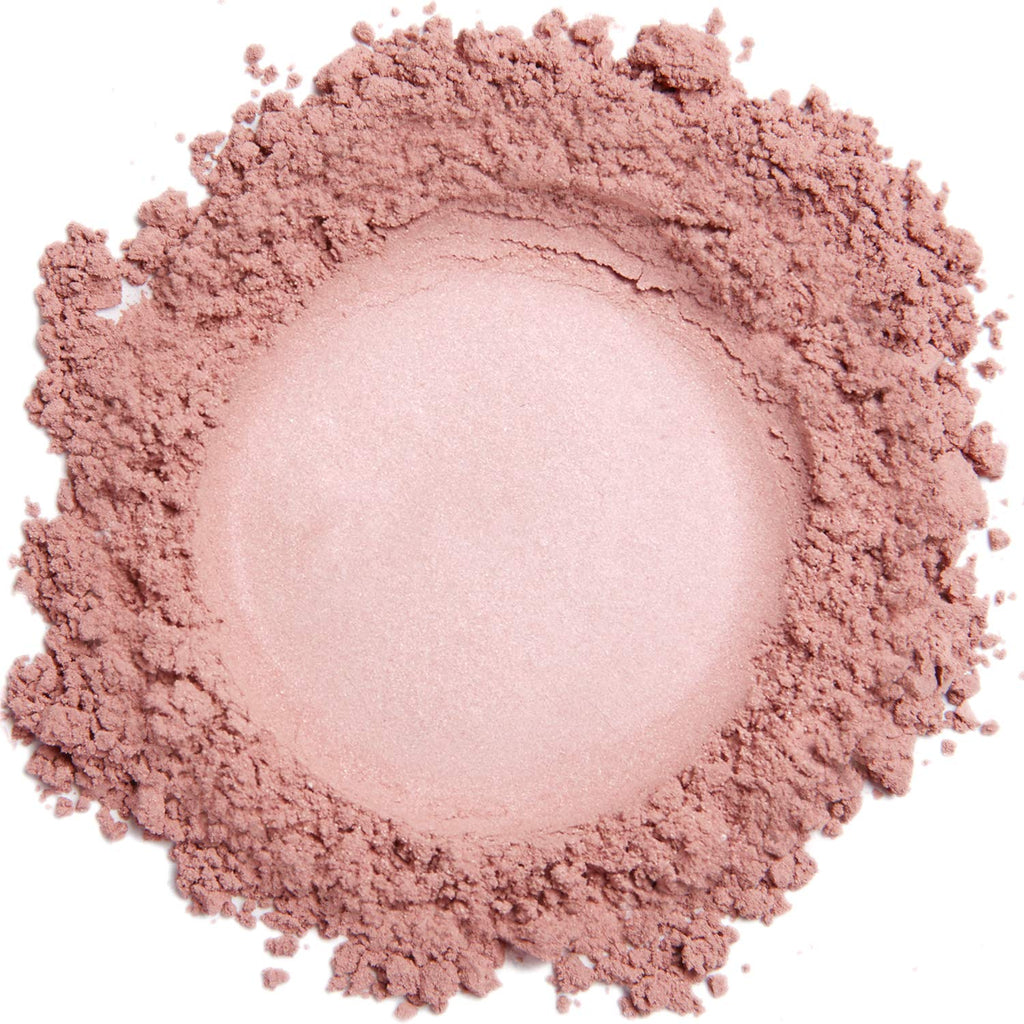 DEMÚRE Mineral Blush Makeup (Hint of Pink) – Loose Powder, Professional Grade, Cruelty-Free
