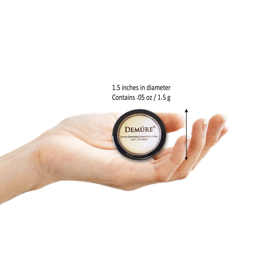 Demure Mineral Eye Shadow Smoky Blue | Natural Glitter Eyeshadow by DEMÚRE