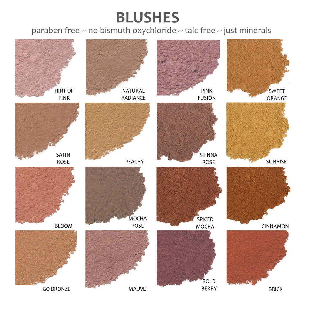 DEMÚRE Bloom Natural Loose Blush Powder – Cruelty-Free Mineral Makeup