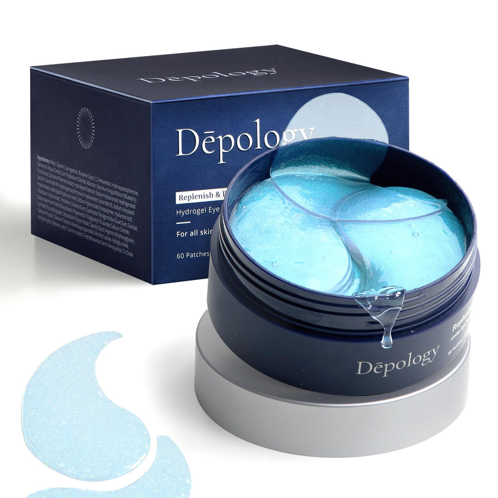 depology Replenish & Repair Under Eye Patches – Ceramides + Hyaluronic Acid | 60 Patches