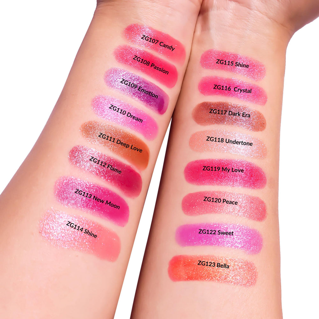 Depuplum Red Mulberry Nude Lipstick Set – Hydrating, Shimmer Lip Balm & Cruelty-Free Gloss (DM108/109/118)