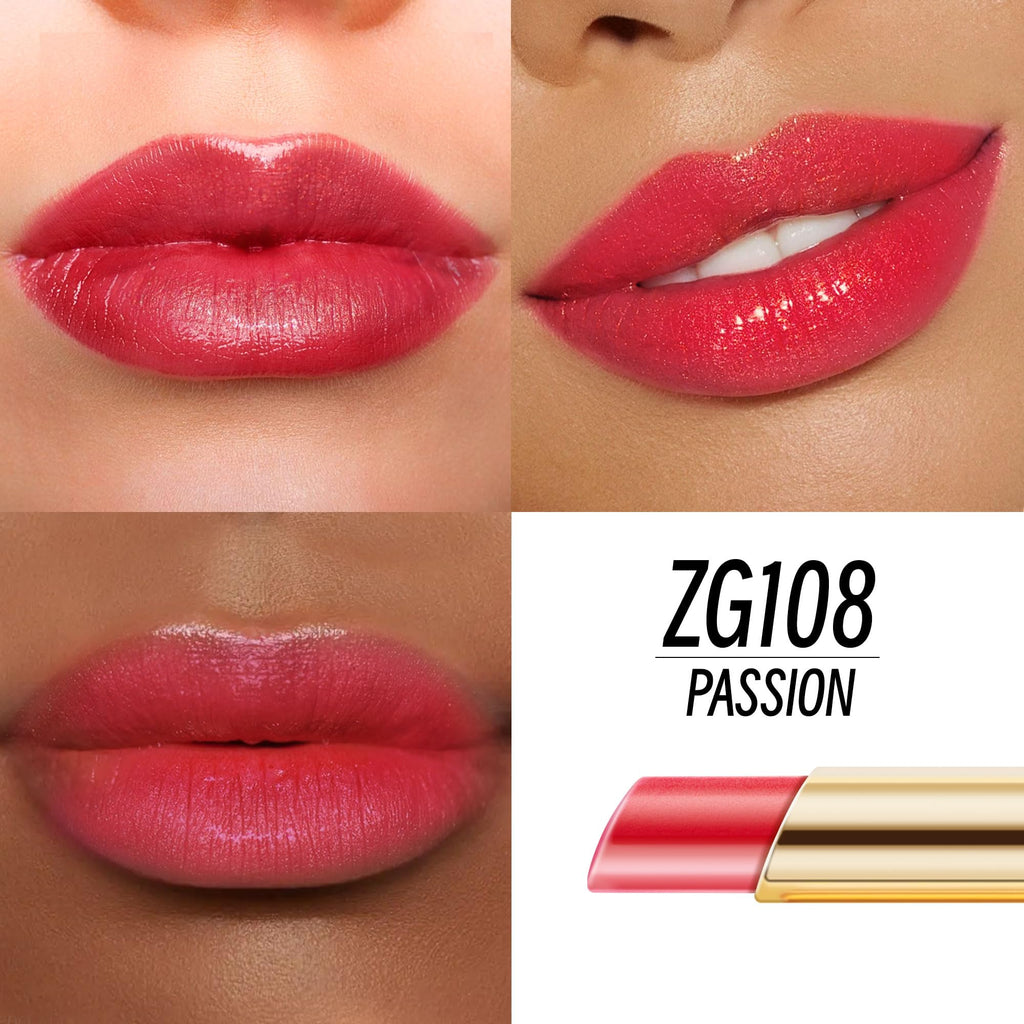 Depuplum Red Mulberry Nude Lipstick Set – Hydrating, Shimmer Lip Balm & Cruelty-Free Gloss (DM108/109/118)