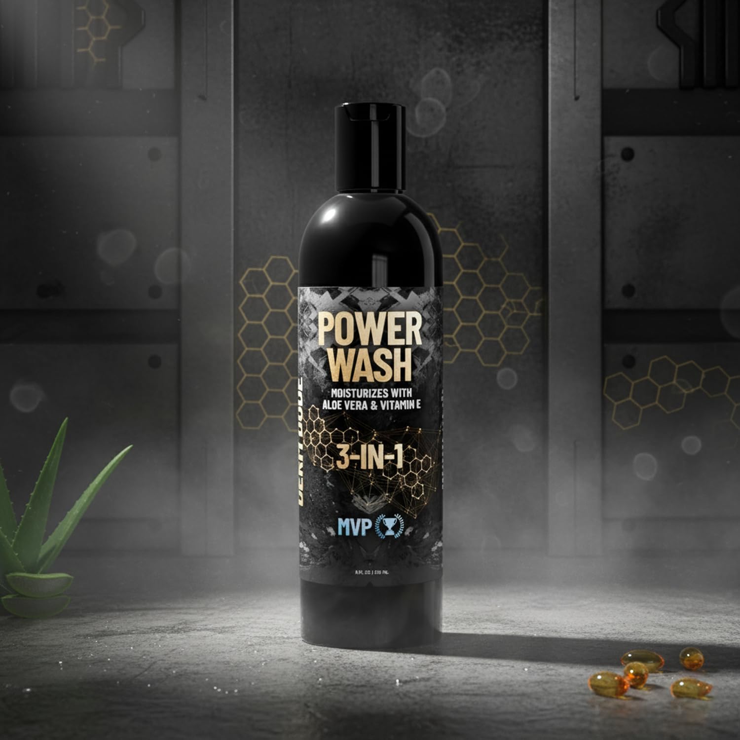 Derm Dude 3-in-1 Body Wash for Men | Shampoo, Conditioner & Body Cleanser | MVP Scent | 8oz