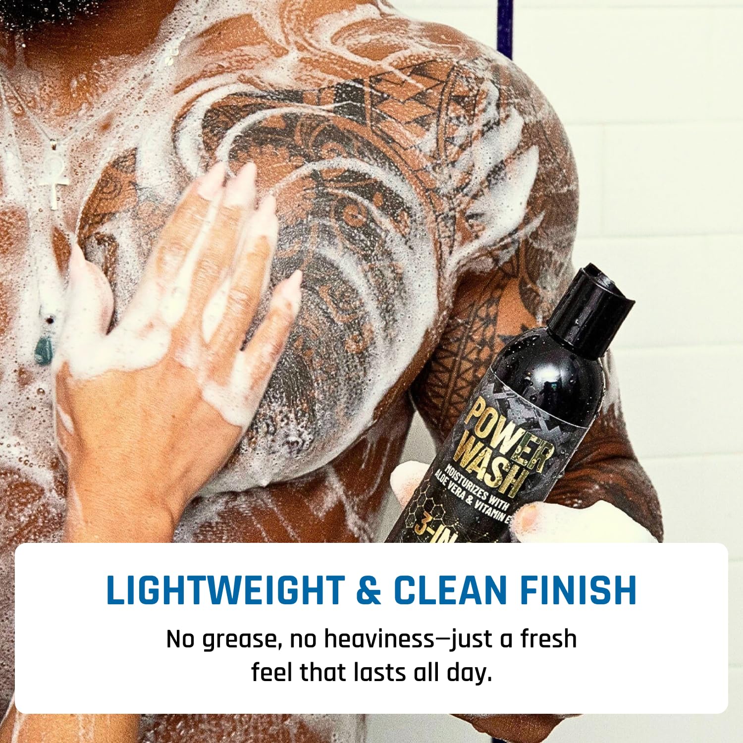 Derm Dude 3-in-1 Body Wash for Men | Shampoo, Conditioner & Body Cleanser | MVP Scent | 8oz