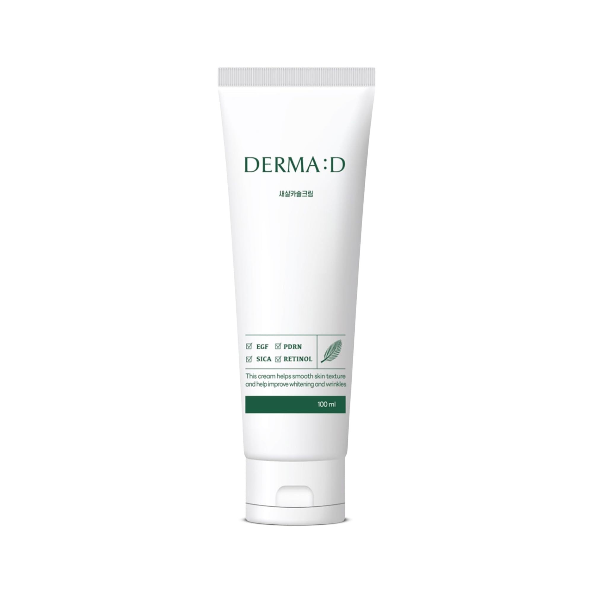 DERMA:D Radiance Boost Cream – Korean K-Beauty Moisturizer with PDRN, EGF, Retinol & Cica