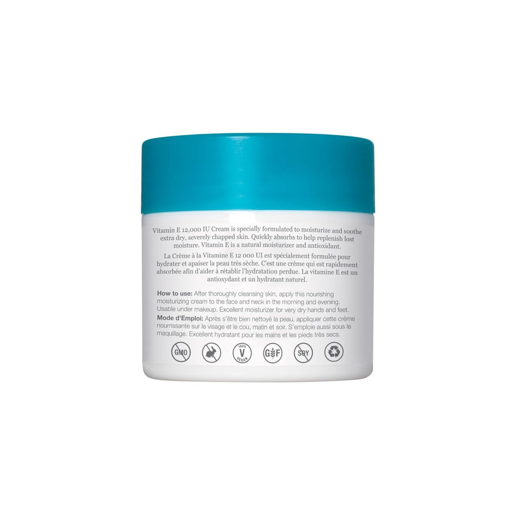 Derma E Vitamin E 12,000 IU Cream – All-in-One Moisturizer for Face & Body