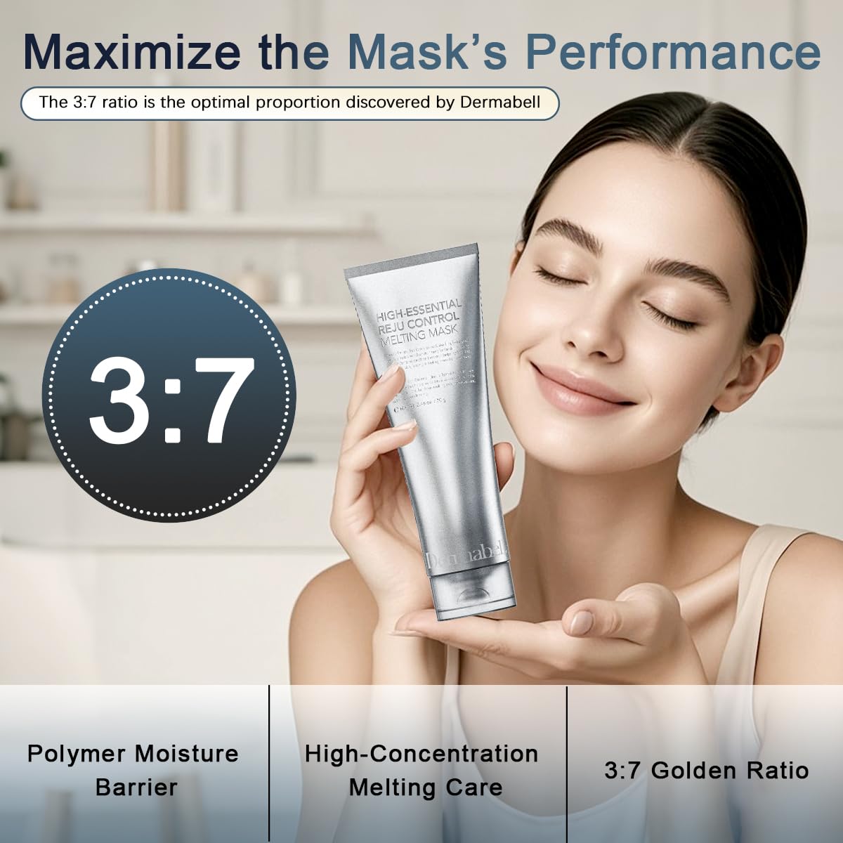 Dermabell Wrapping Mask Collagen Overnight Peel – Hydrating Melting Facial Mask, 70 g / 2.53 oz