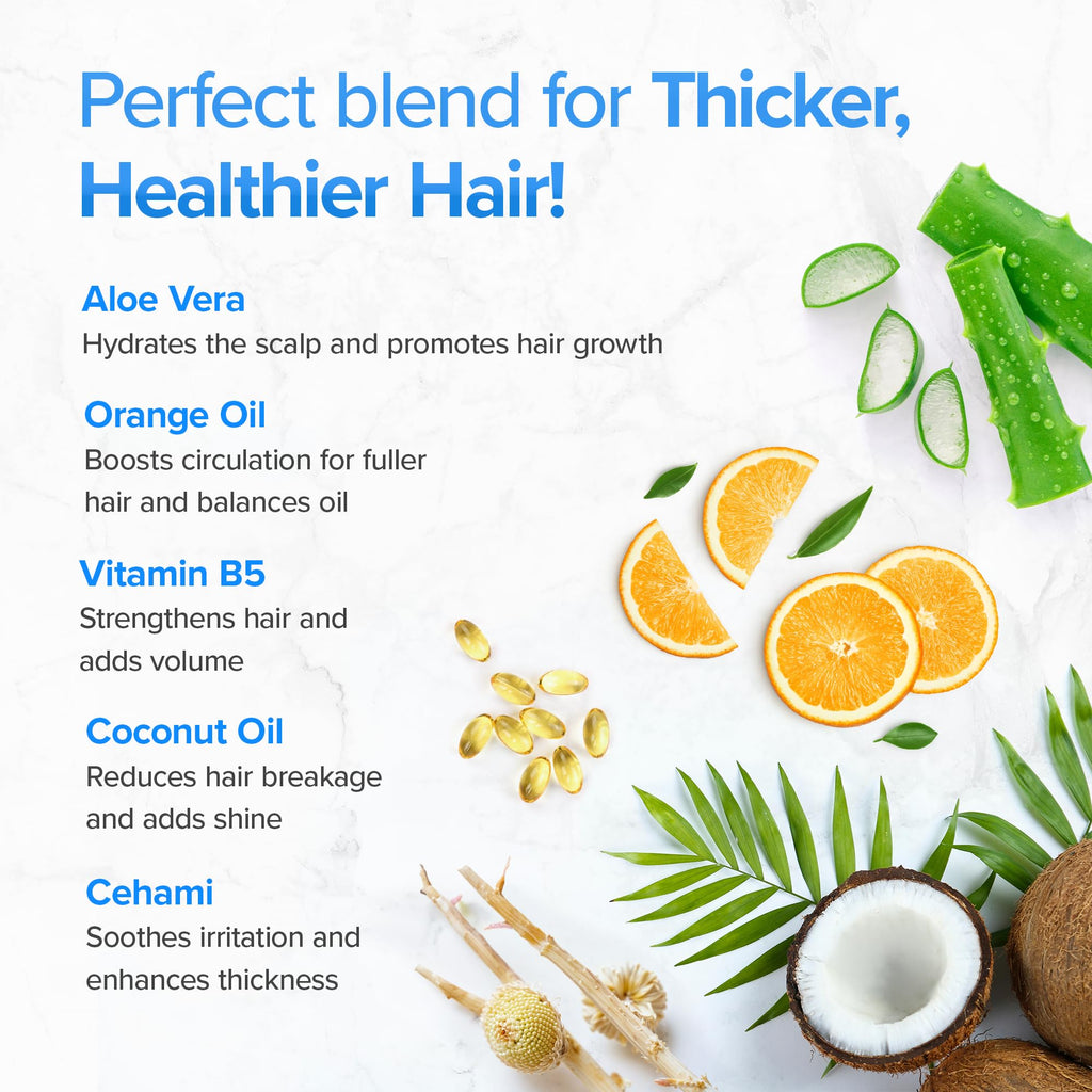 DermaChange Hair Growth Shampoo for Thinning Hair – Volumizing & Sulfate-Free