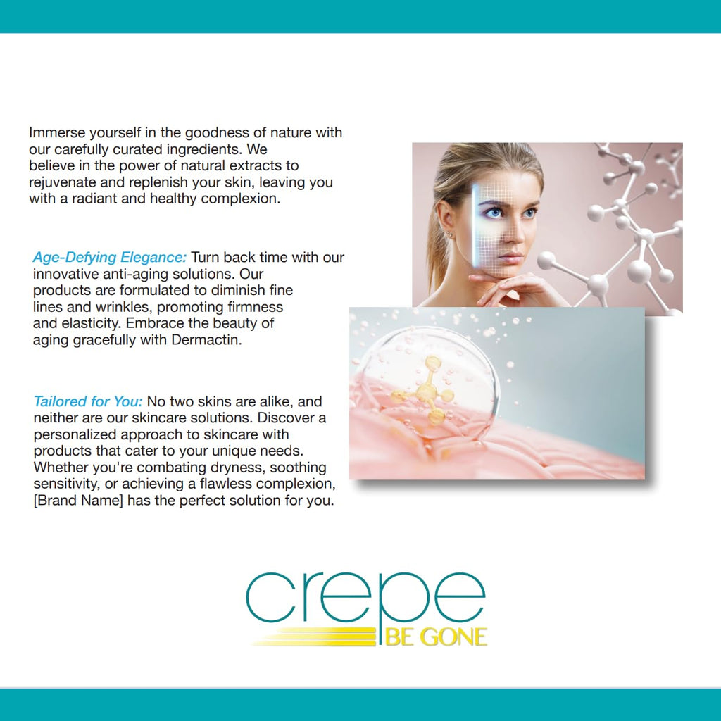 Dermactin Crepe Be Gone Body Souffle Large 12 oz – Ultra Hydrating Crepey Skin Cream