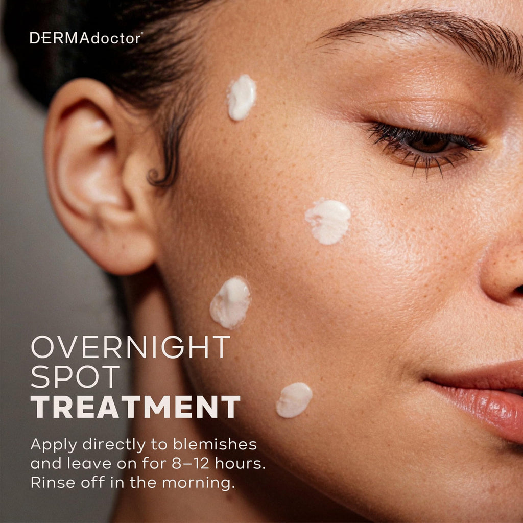 DERMAdoctor Ain't Misbehavin' 10% Sulfur Acne Mask - Oil-Absorbing Facial Treatment (2.3 fl oz)