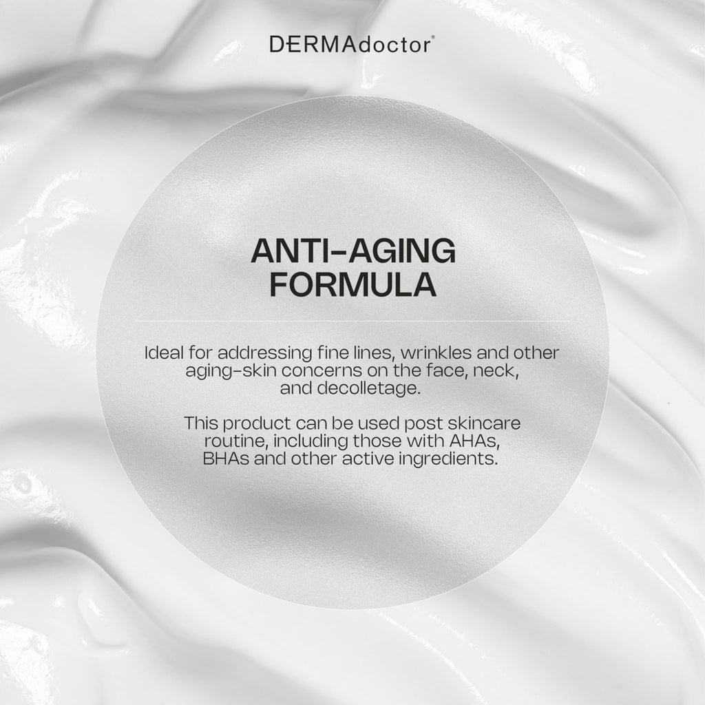 DERMAdoctor Face Cream – Anti-Aging Peptide Moisturizer with Ceramide & Squalane (1.7 oz)