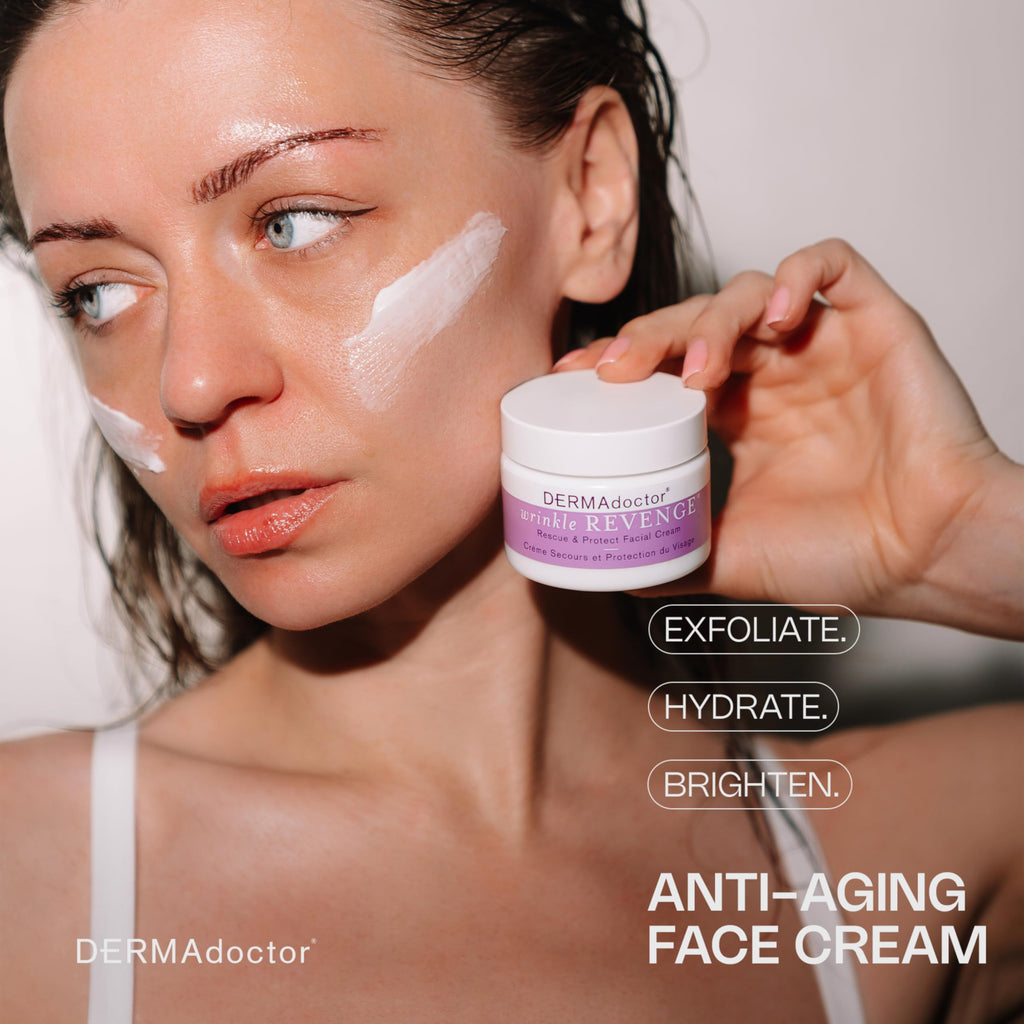 DERMAdoctor Face Cream – Anti-Aging Peptide Moisturizer with Ceramide & Squalane (1.7 oz)