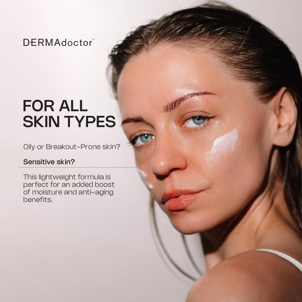 DERMAdoctor Face Cream – Anti-Aging Peptide Moisturizer with Ceramide & Squalane (1.7 oz)