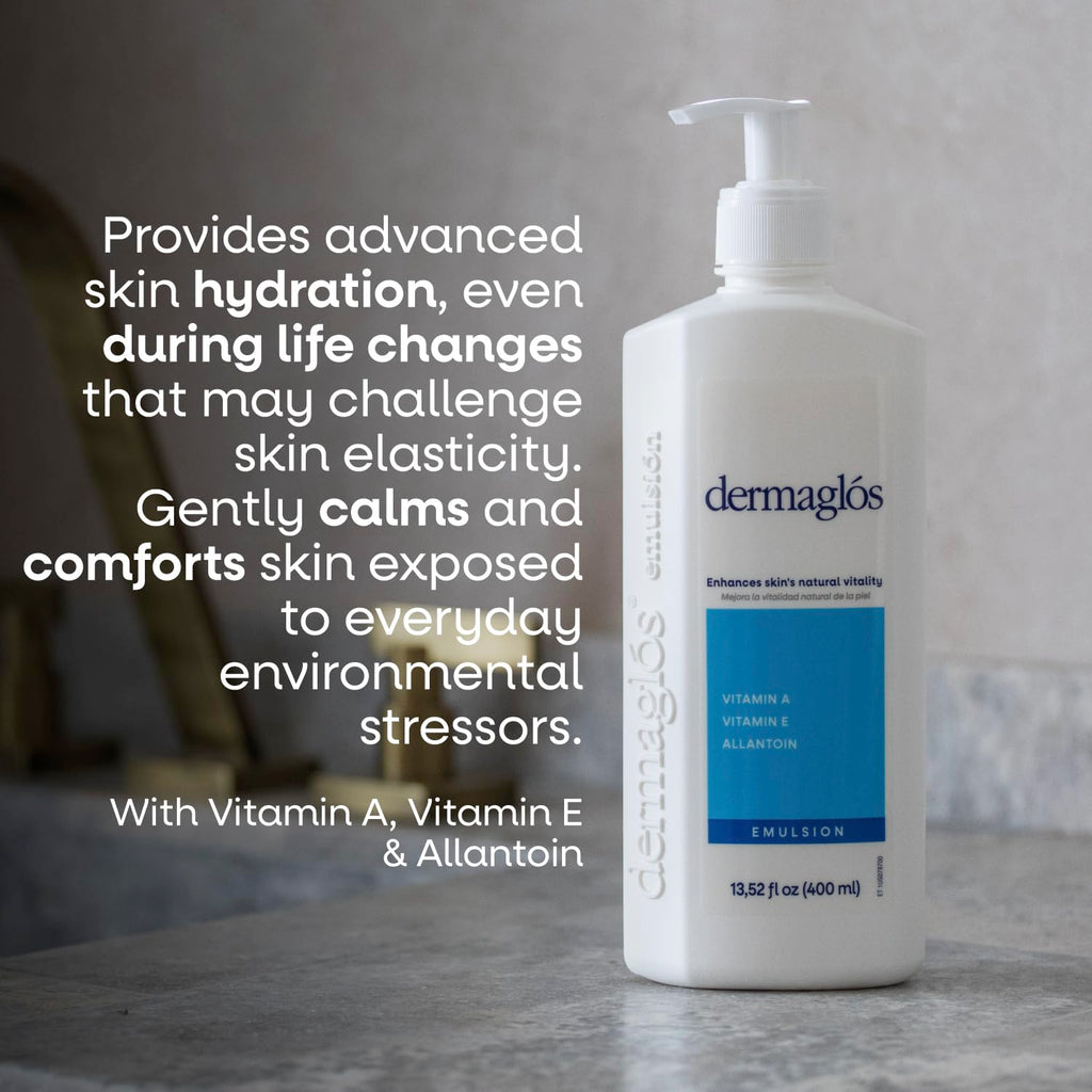 Dermaglós 2-Pack Moisturizing Body Lotion – Deep Hydration with Vitamin A, E & Allantoin | Tattoos, Scars & Stretch Marks Care