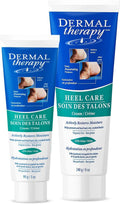 Dermal Therapy Heel Care Cream – 25% Urea + 6% AHAs | Deep Moisturizing Foot Repair (3oz & 8oz Bundle)