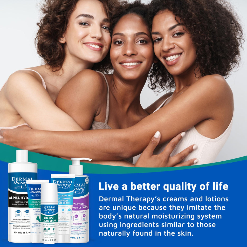 Dermal Therapy Heel Care Cream – Intensive Foot Moisturizer with Urea & AHAs | Non-Greasy