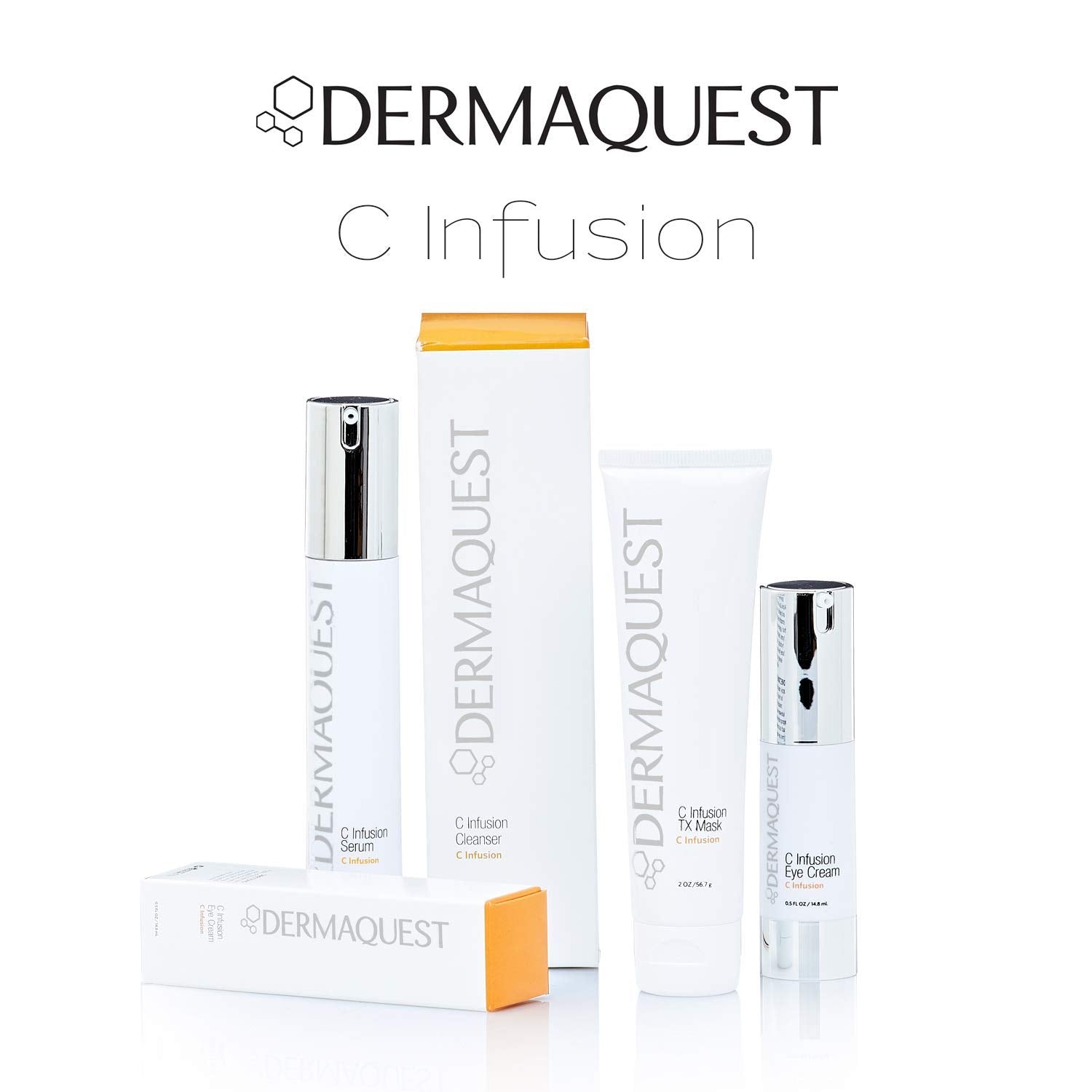 DermaQuest C Infusion Facial Cleanser – Vitamin C Antioxidant Brightening Face Wash | All Skin Types | 6oz