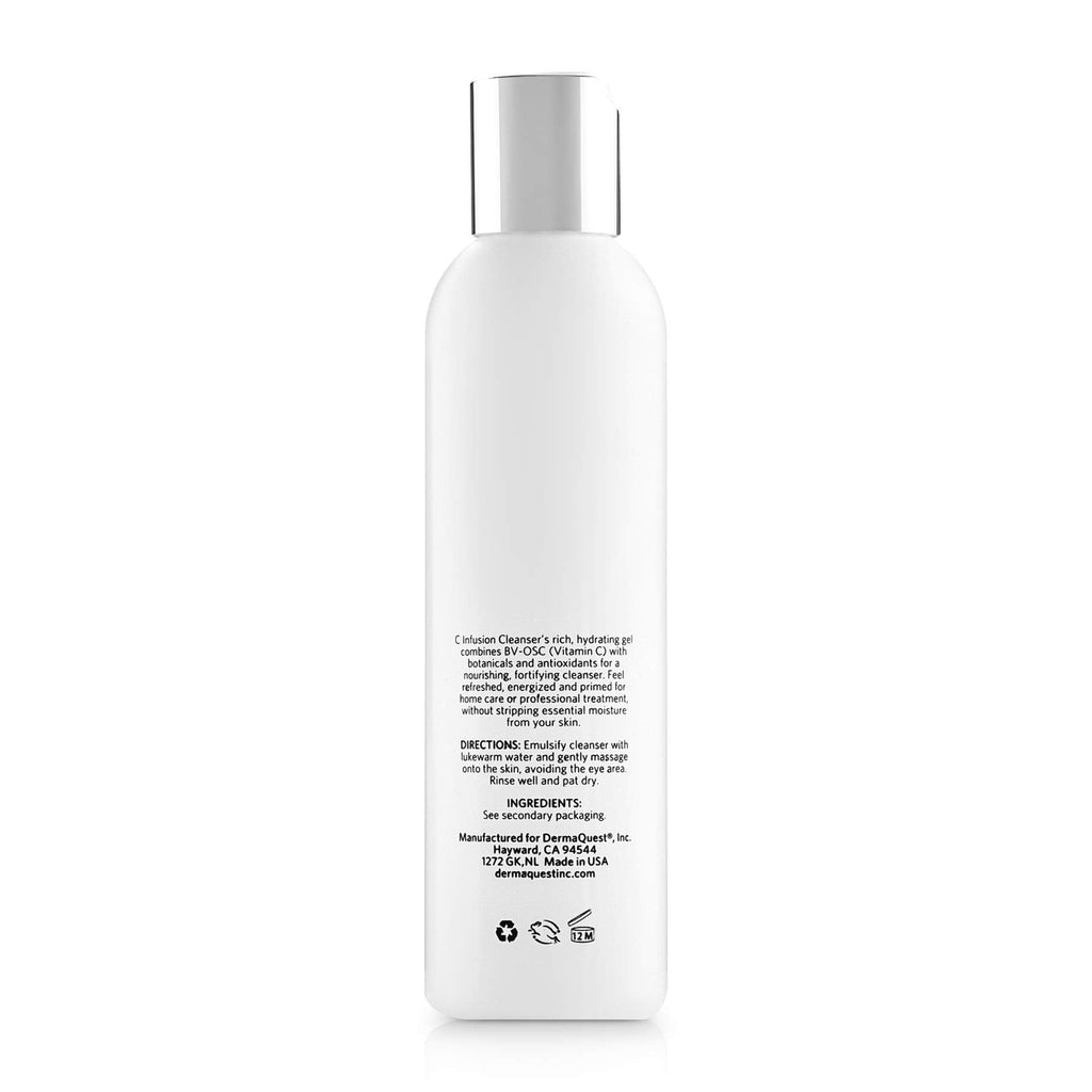 DermaQuest C Infusion Facial Cleanser – Vitamin C Antioxidant Brightening Face Wash | All Skin Types | 6oz