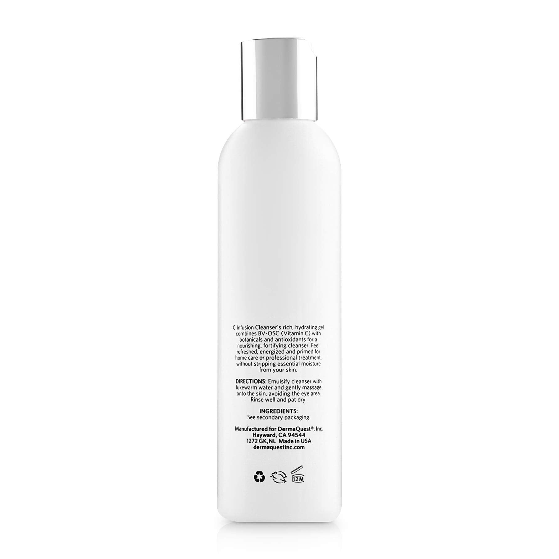 DermaQuest C Infusion Facial Cleanser – Vitamin C Antioxidant Brightening Face Wash | All Skin Types | 6oz