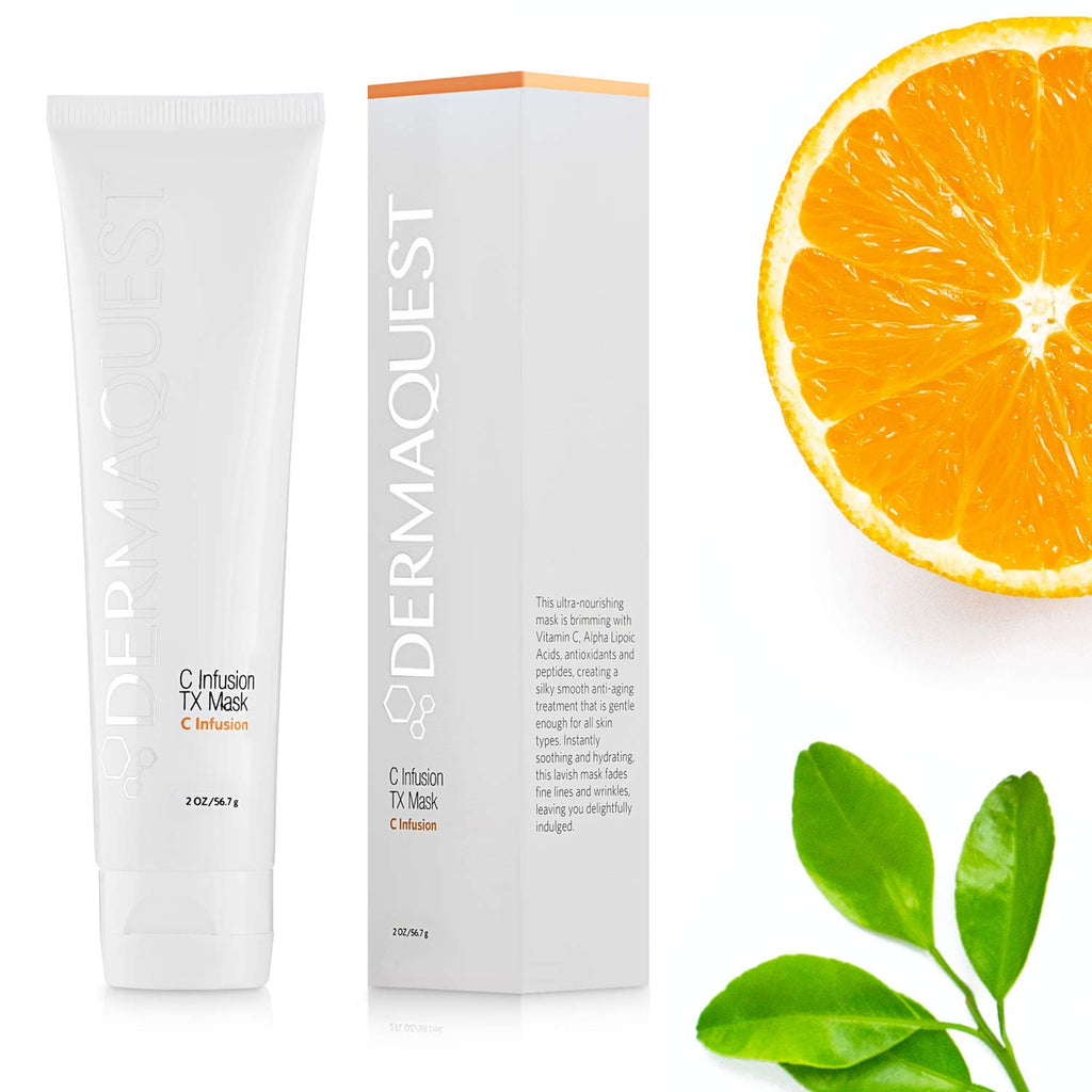 DermaQuest C Infusion Facial Cleanser – Vitamin C Antioxidant Brightening Face Wash | All Skin Types | 6oz
