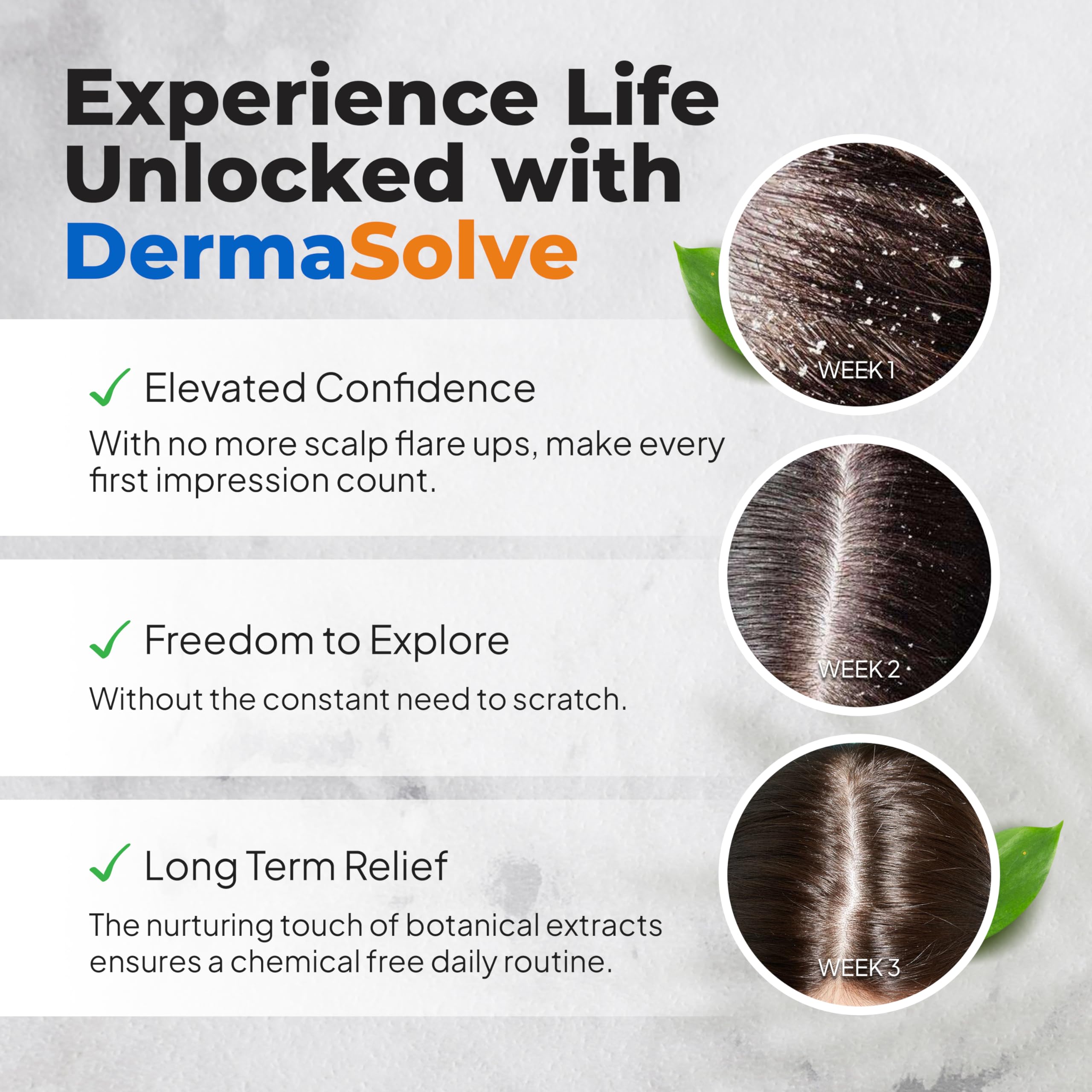 Dermasolve Medicated Scalp Shampoo & Conditioner for Psoriasis & Dandruff
