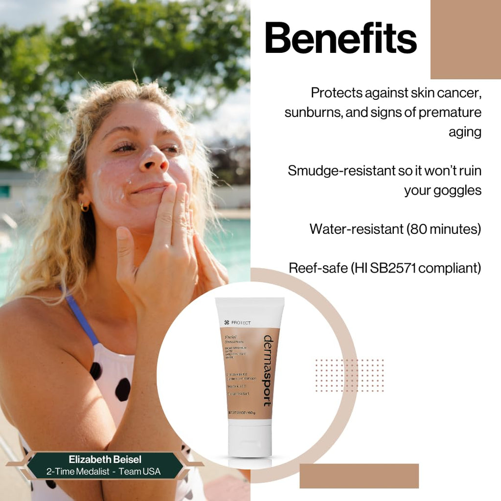 Dermasport SPF 50 Sunscreen & Gentle Cleanser for Athletes