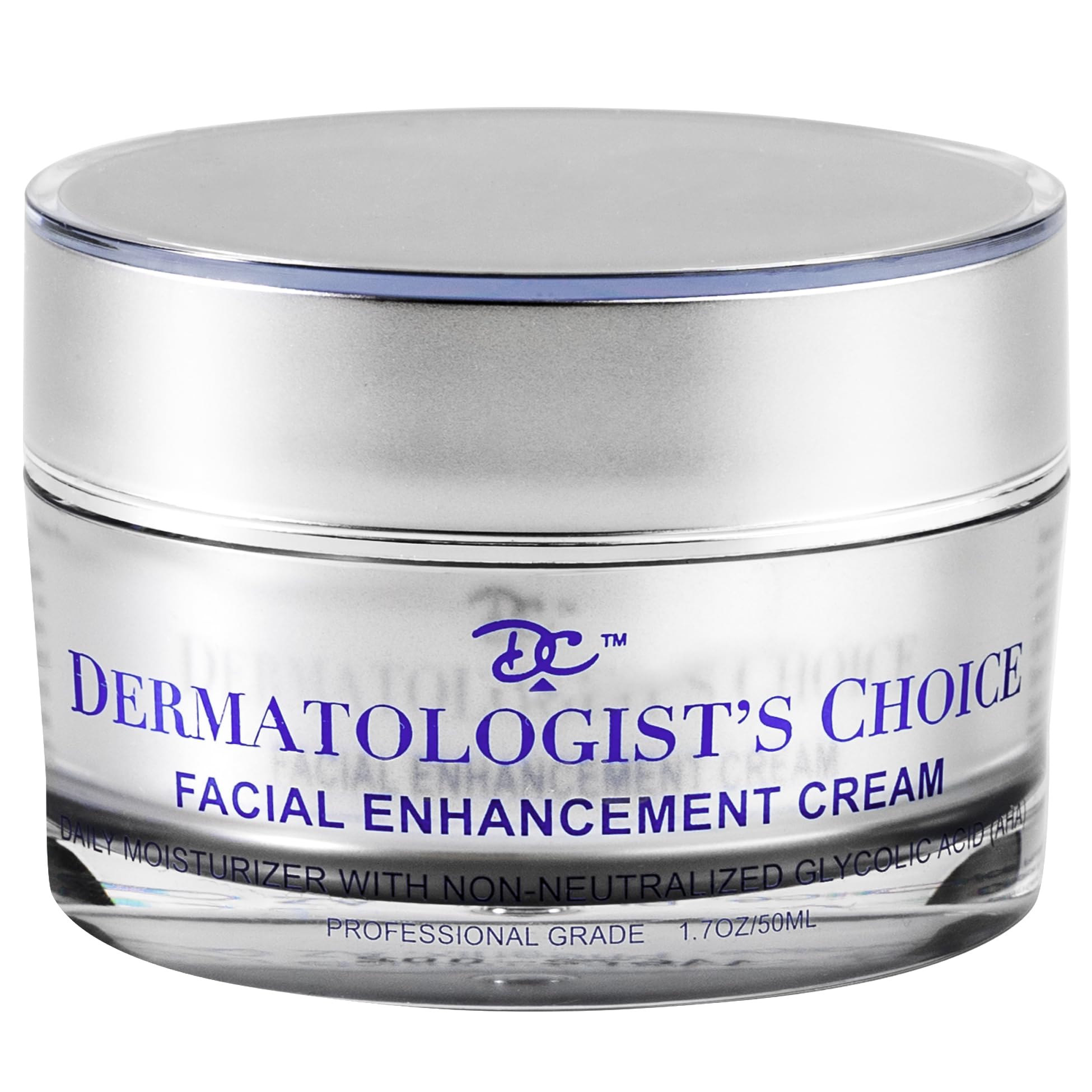 Dermatologist's Choice Daily Anti-Aging Facial Enhancement Cream With Non-Neutralized Glycolic Acid, Vitamin C, and Superoxide Dismutase