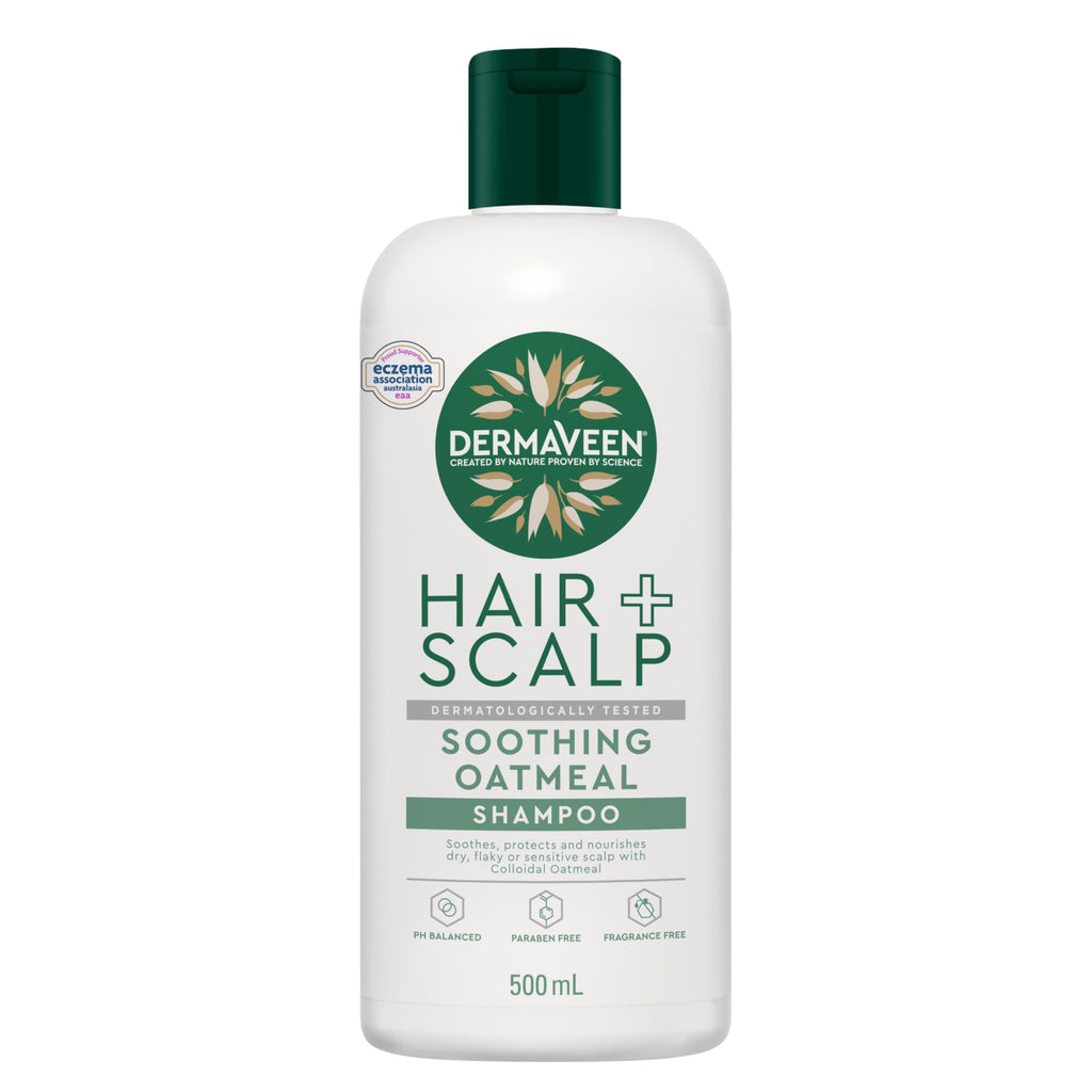 Dermaveen Oatmeal Shampoo 500ml | Gentle, Soothing Hair and Scalp Care