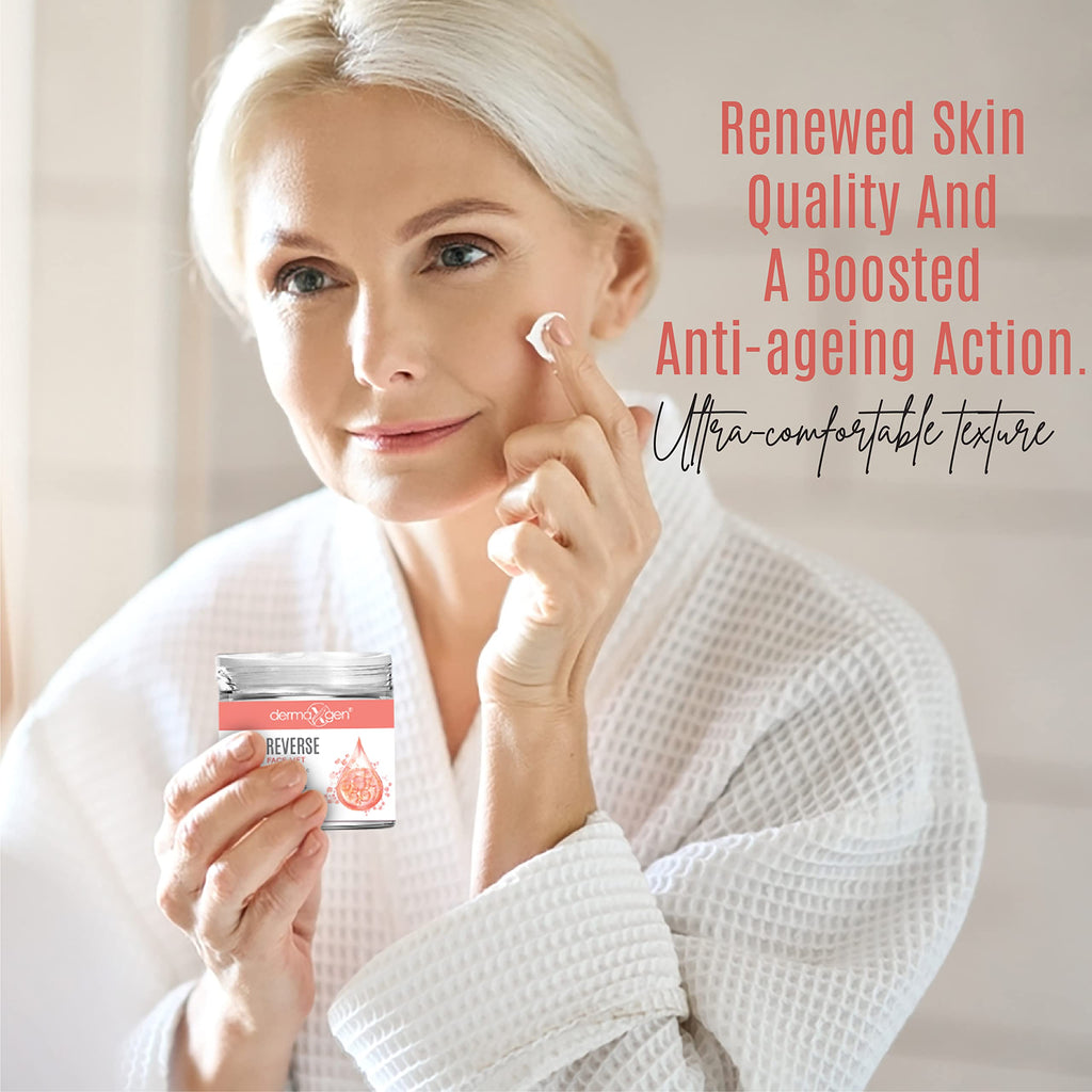 DERMAXGEN Time Reverse Facial Cream – Instant Lift for Neck, Chest & Skin
