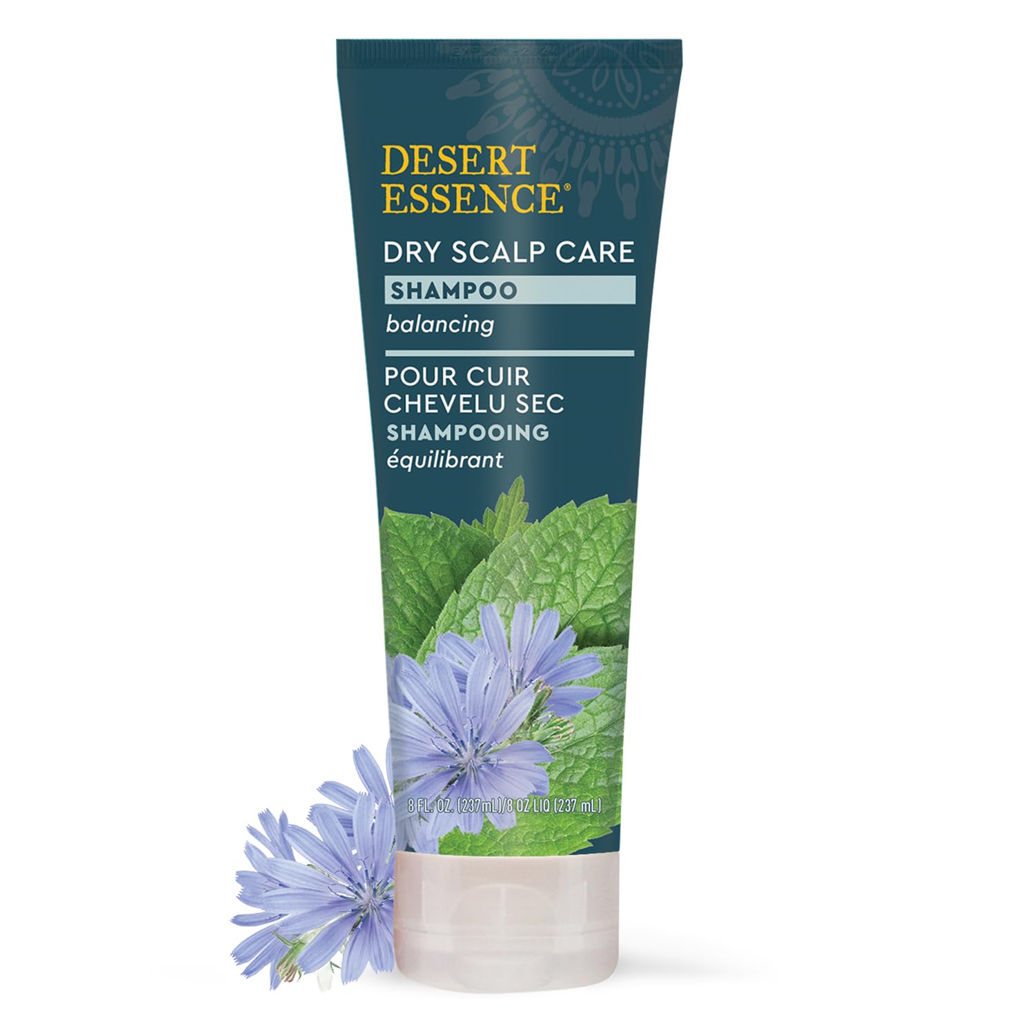 Desert Essence Dry Scalp Care Shampoo – Hydrate, Balance & Strengthen Hair | 8 Fl Oz