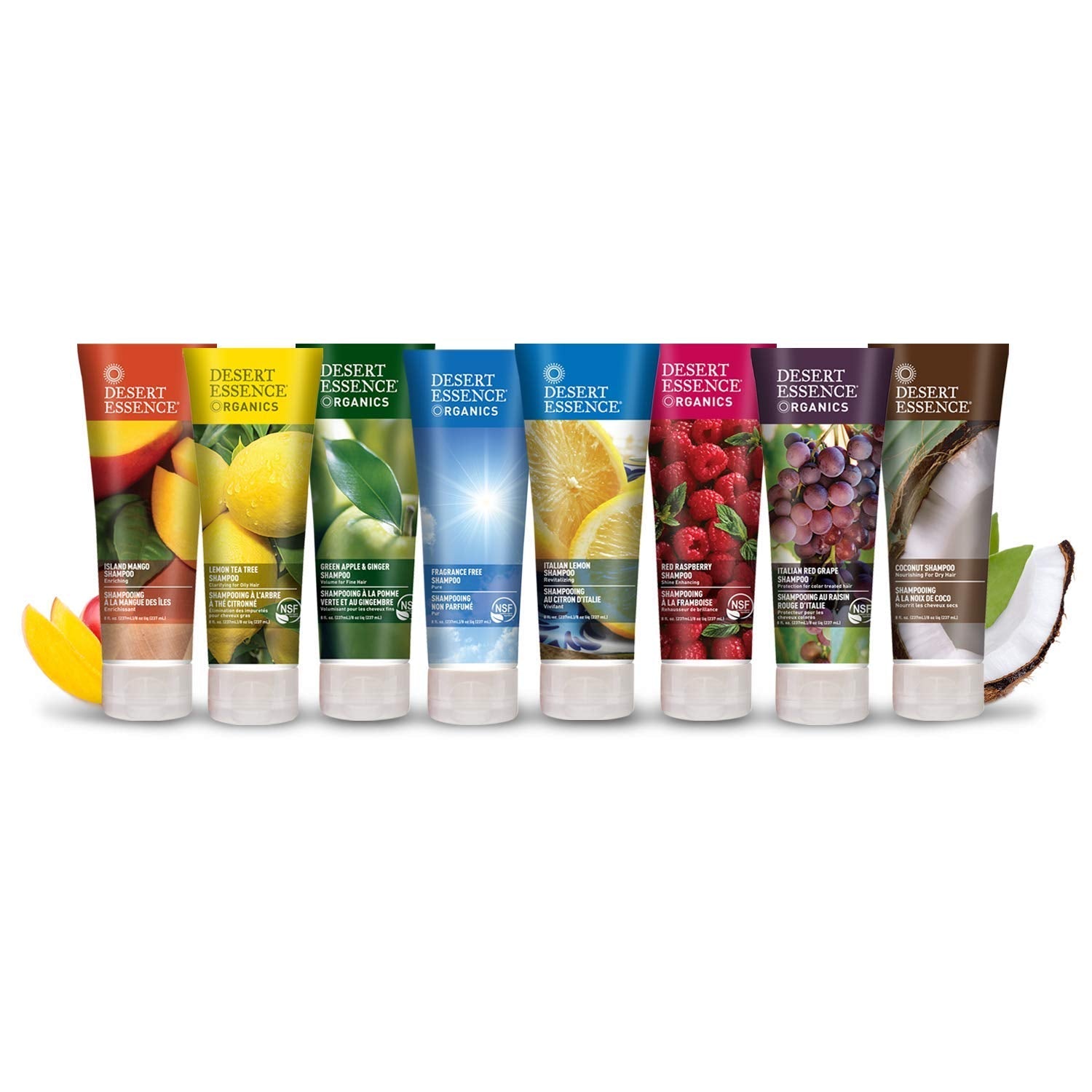 Desert Essence Lemon Tea Tree Shampoo & Conditioner Bundle – 8 oz Each
