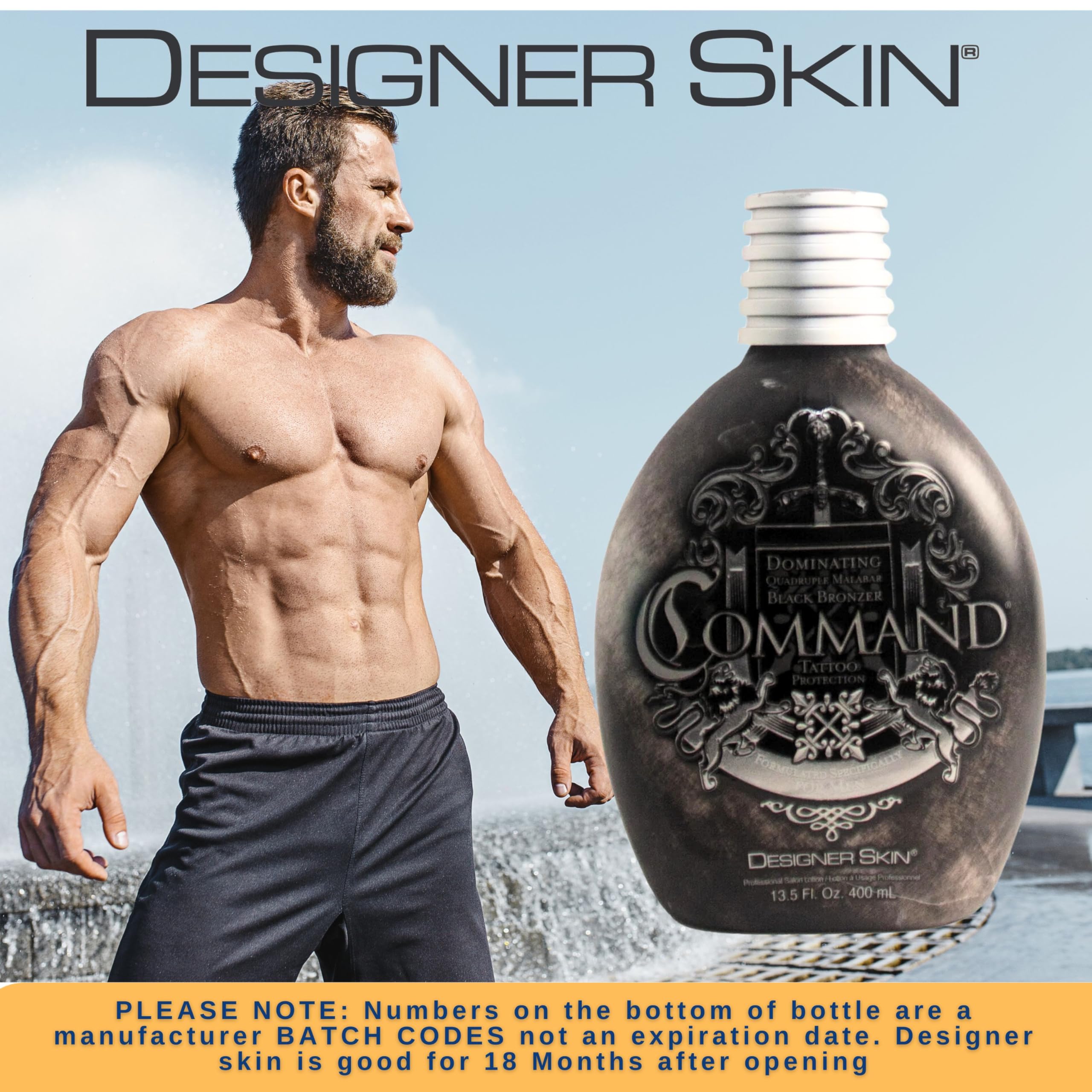 Designer Skin Command Tanning Lotion 13.5oz – Buildable Color & Hydration