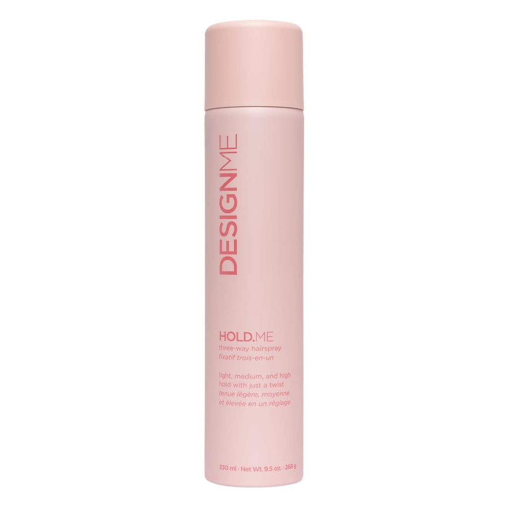 HOLD.ME Three-Way Hairspray by DESIGNME | Light, Medium & High Hold in 1 Can | 9.5 oz