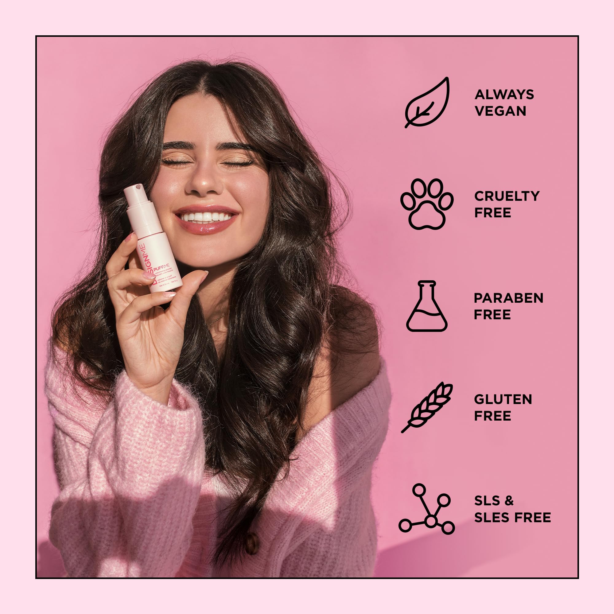 Design.Me PUFF.ME Volumizing Treatment Whip – Lightweight Hair Mask
