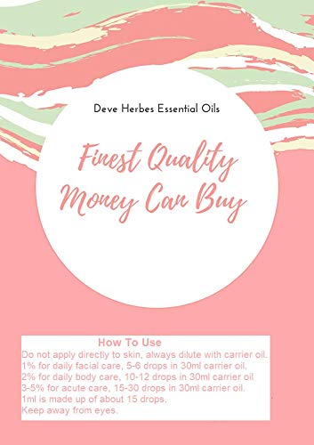 dève herbes Cassia Essential Oil – Pure Steam-Distilled 300ml | Non-Greasy & Lightweight