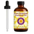 deve herbes Geranium Essential Oil (Pelargonium graveolens) with Glass Dropper – Pure, Non-Sticky, Lightweight 120ml