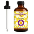 Deve Herbes Pomegranate Oil (Punica granatum) with Glass Dropper — Cold Pressed, Pure Carrier Oil for Skin, Massage & Diluting Essential Oils | 120ml