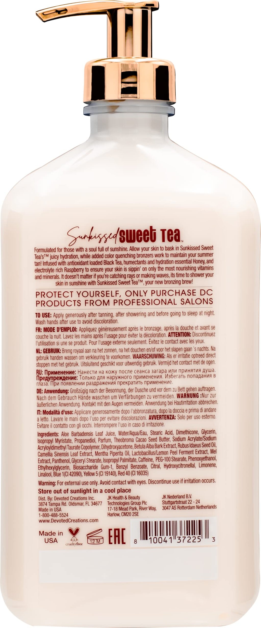 Devoted Creations Sunkissed Sweet Tea Color Extending & Building Moisturizer 18.25oz