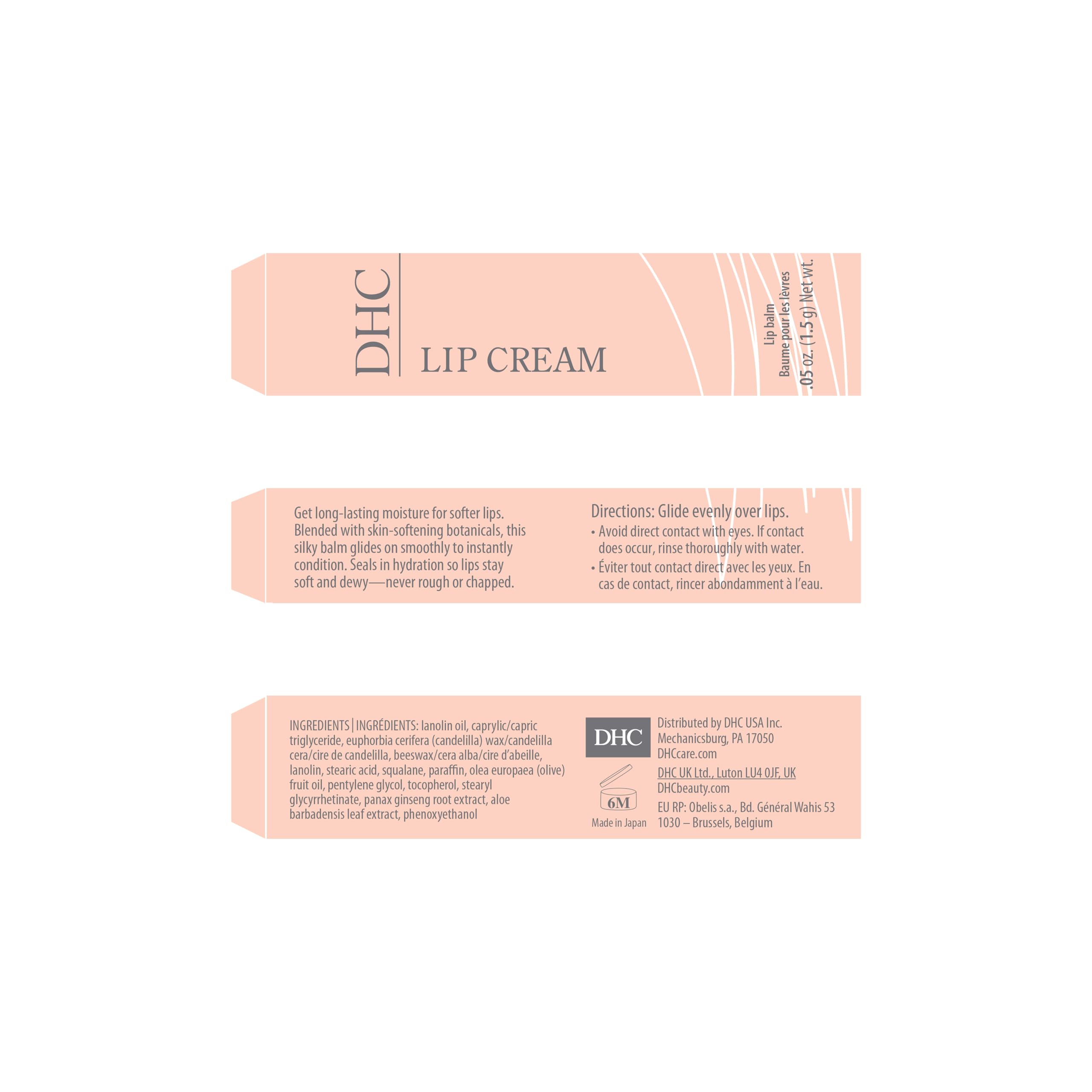 DHC Deep Cleansing Oil & Lip Cream Duo – Makeup Remover and Lip Hydration for All Skin Types
