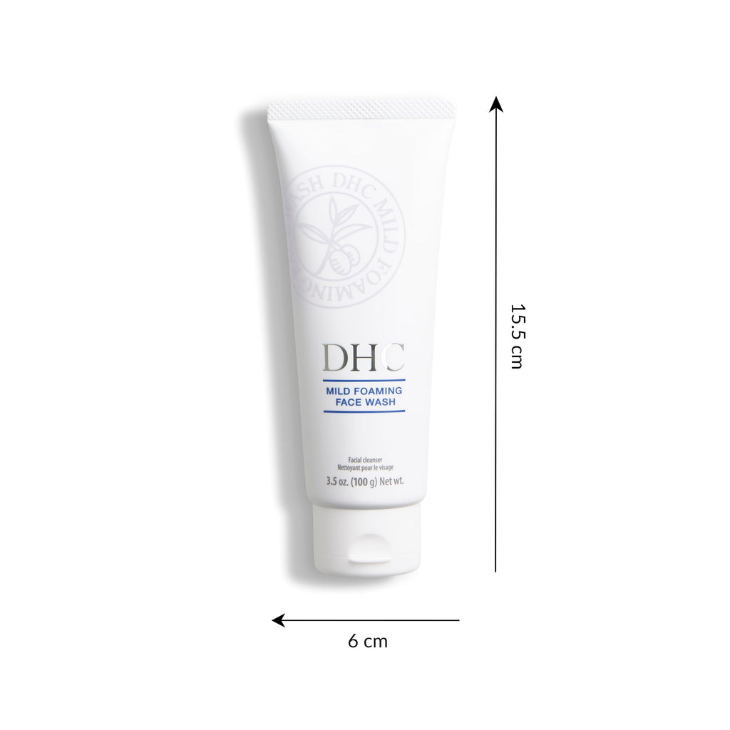 DHC Mild Foaming Face Wash, 3.5 oz | Gentle Hydrating Cleanser