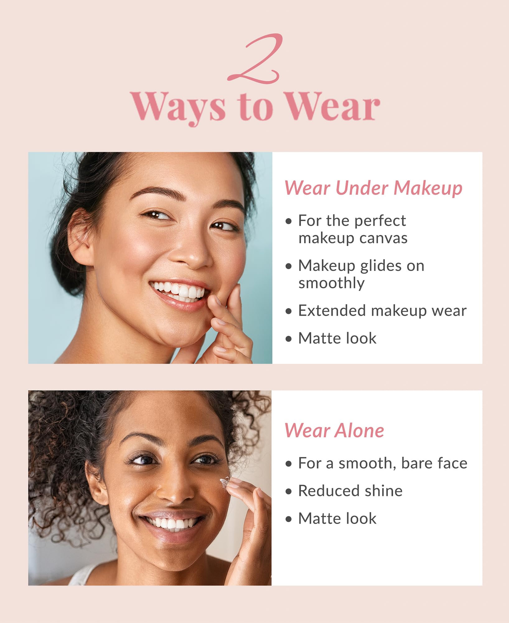 DHC Velvet Skin Coat Primer – Matte Finish, Clear Gel | Full Size + Travel Size