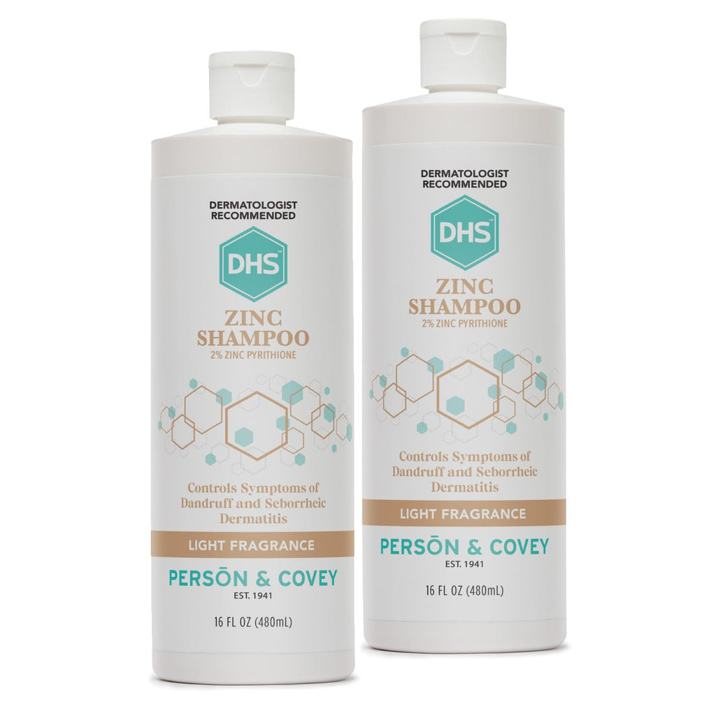 DHS Zinc Shampoo – 16 Oz (Pack of 2) | Detangling, Shine & Panthenol