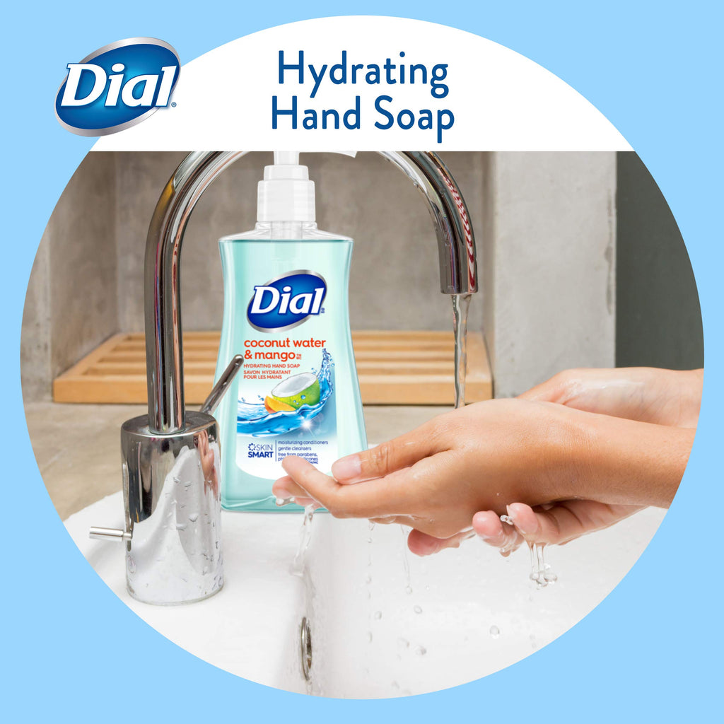 Dial Coconut Water Mango Hand Soap – 7.5oz (Pack of 12)