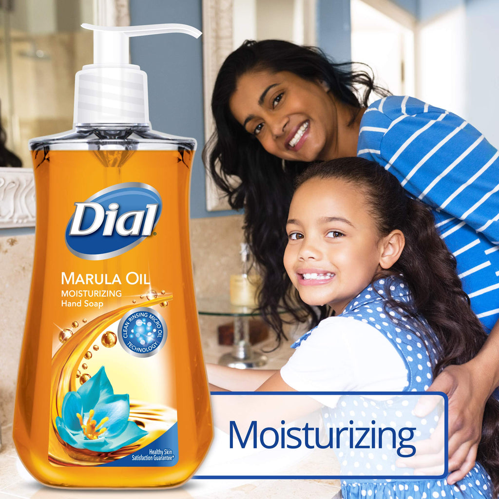 Dial Liquid Hand Soap with Marula Oil – 7.5 fl oz (Pack of 4)